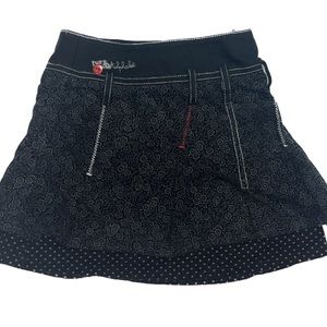 Girls size two black skirt